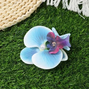 🌊 Ocean Themed Flower Hair Clip